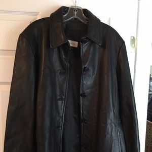 Womens leather coat