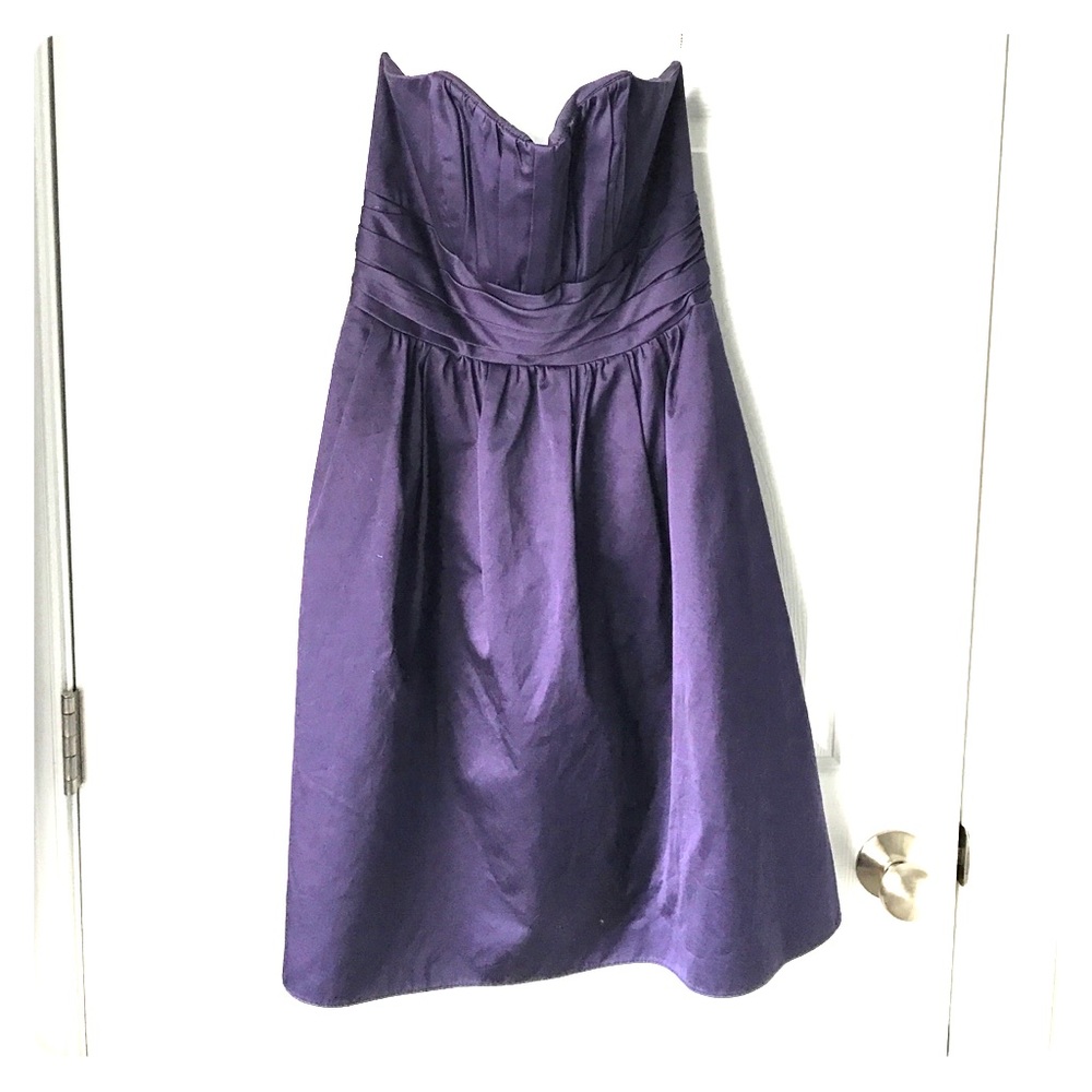 Purple strapless dress *worn once*