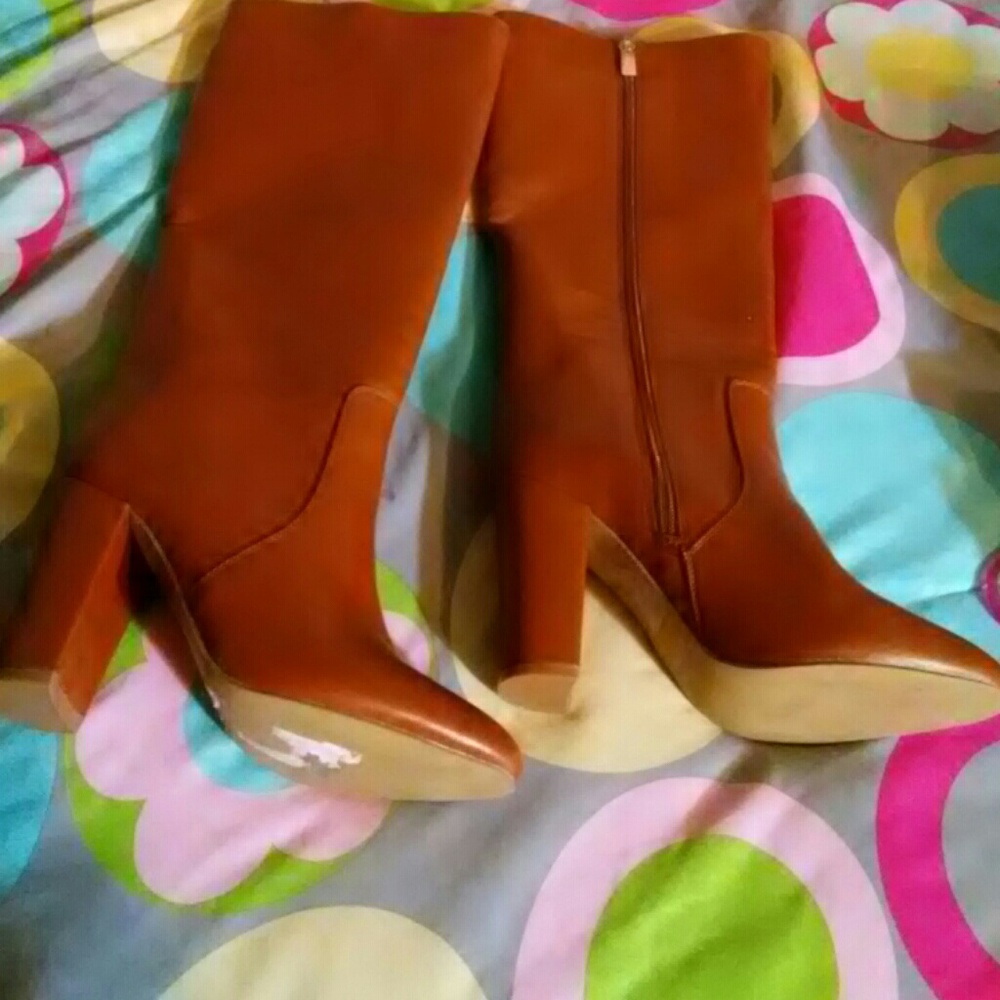 Exprees knee high heel boots