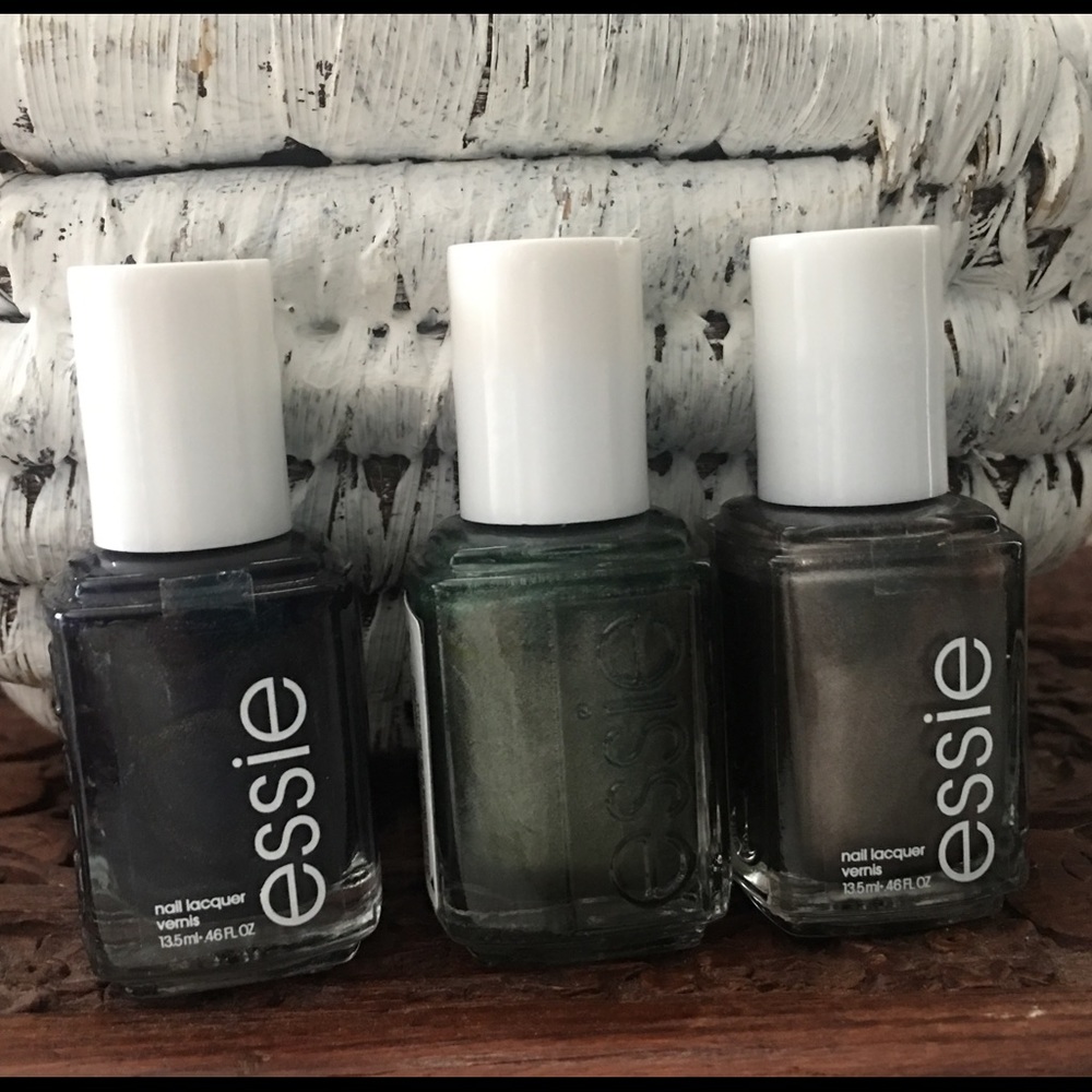Set of 3 Essie Nail Polishes Brand New