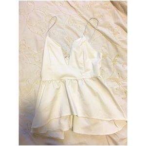 Peplum Date Night Top