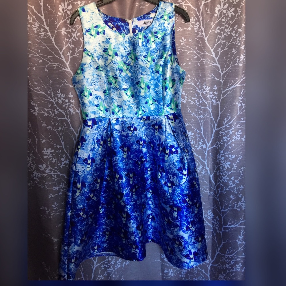 Blue Midi dress LuLus