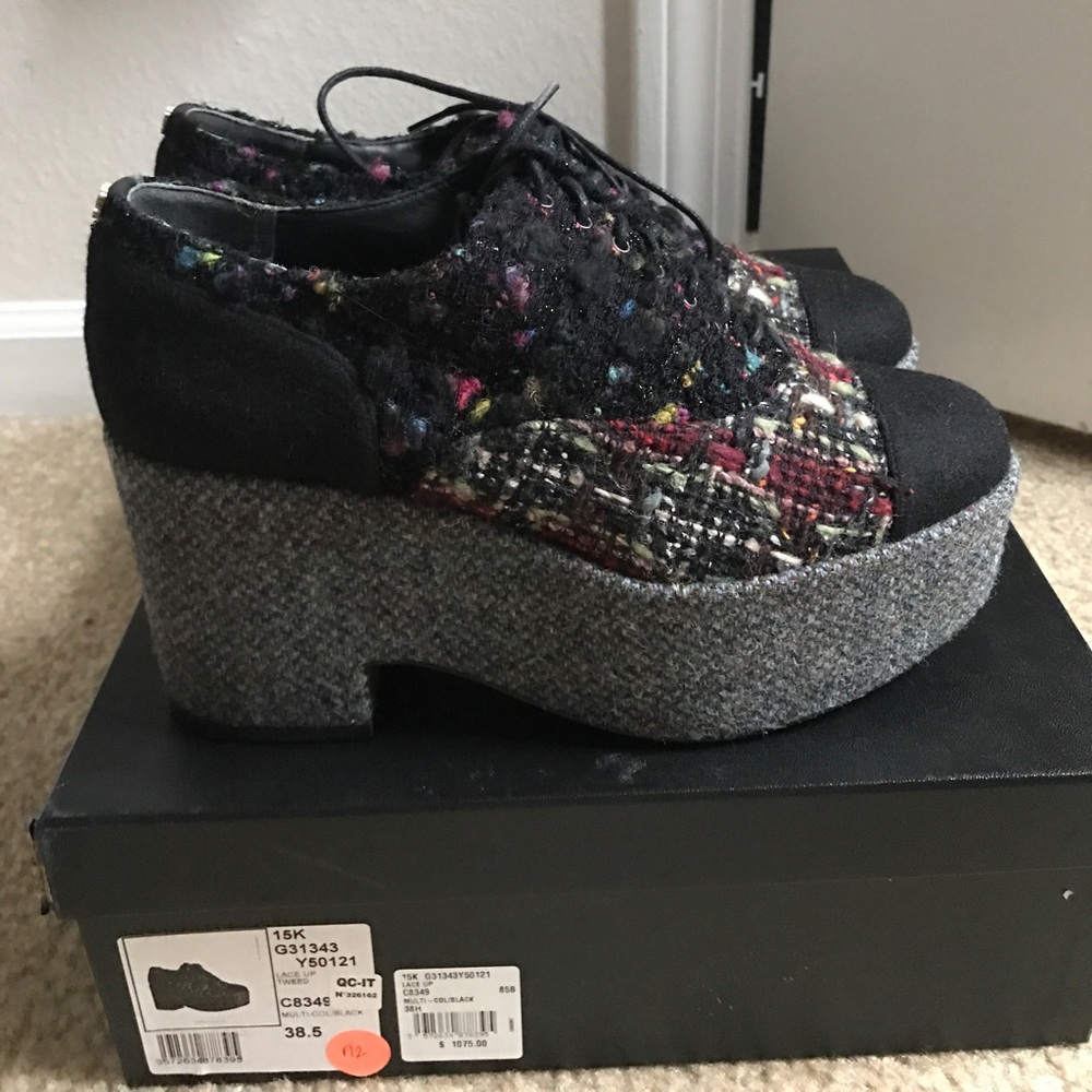 Chanel RUNWAY platform sneakers