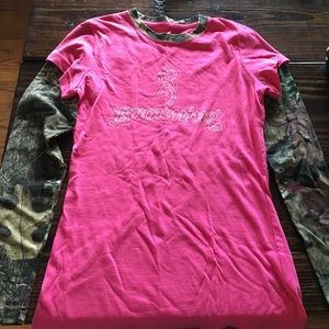 Browning Pink Camo shirt