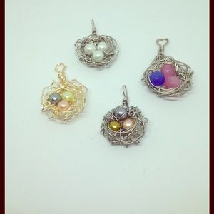 (2 for $20) limited handmade Easter bird nest