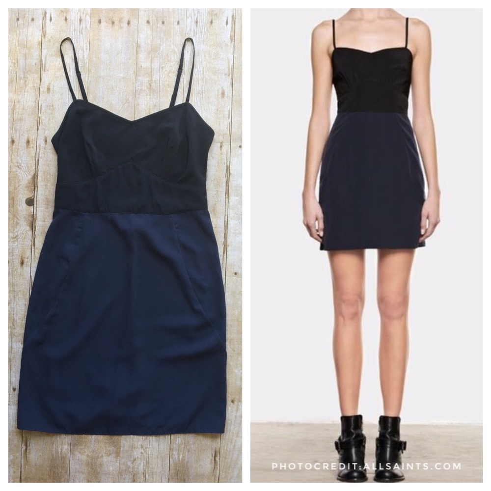 🛍SALE🛍Sale! All Saints Blocked Slip Dress