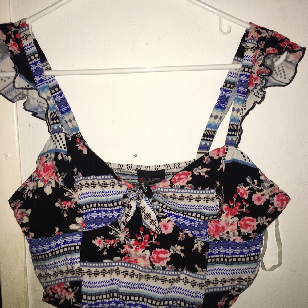 Floral crop top