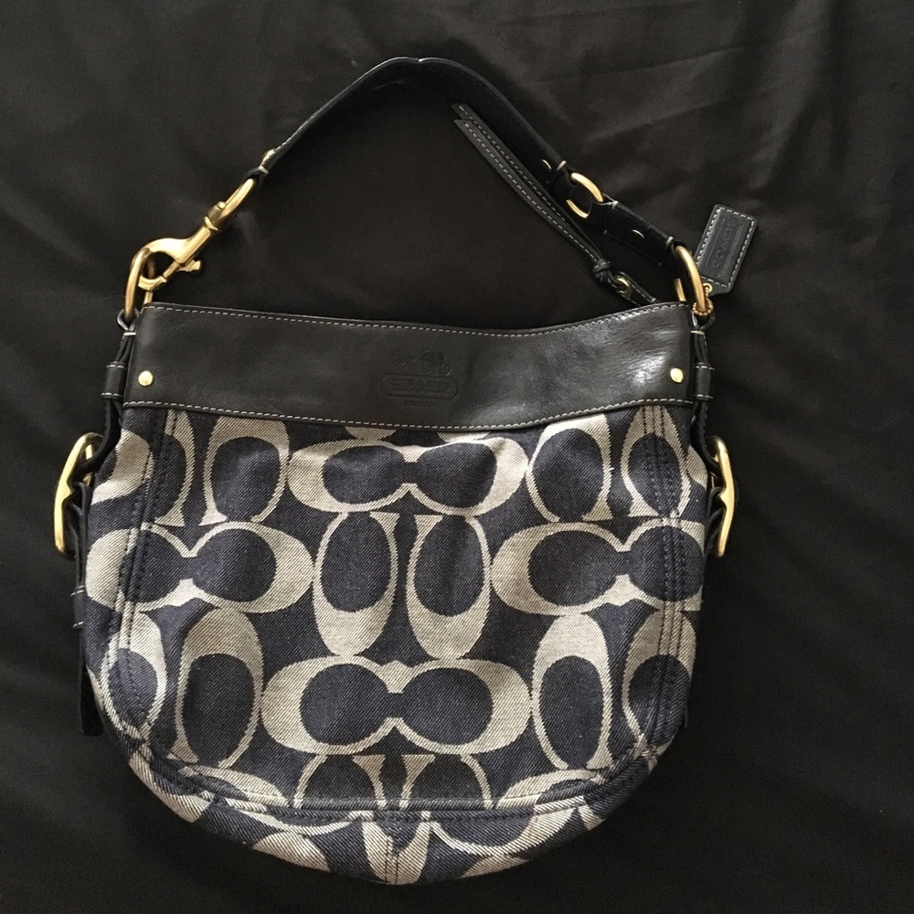 Coach bucket purse 👛 Navy blue