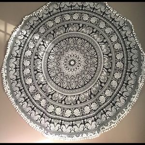 Tapestry black and white