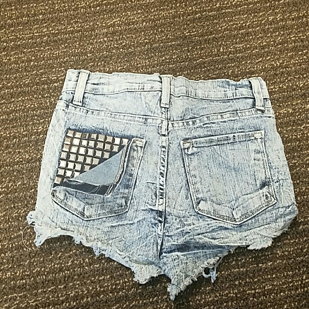 High waisted Jean shorts