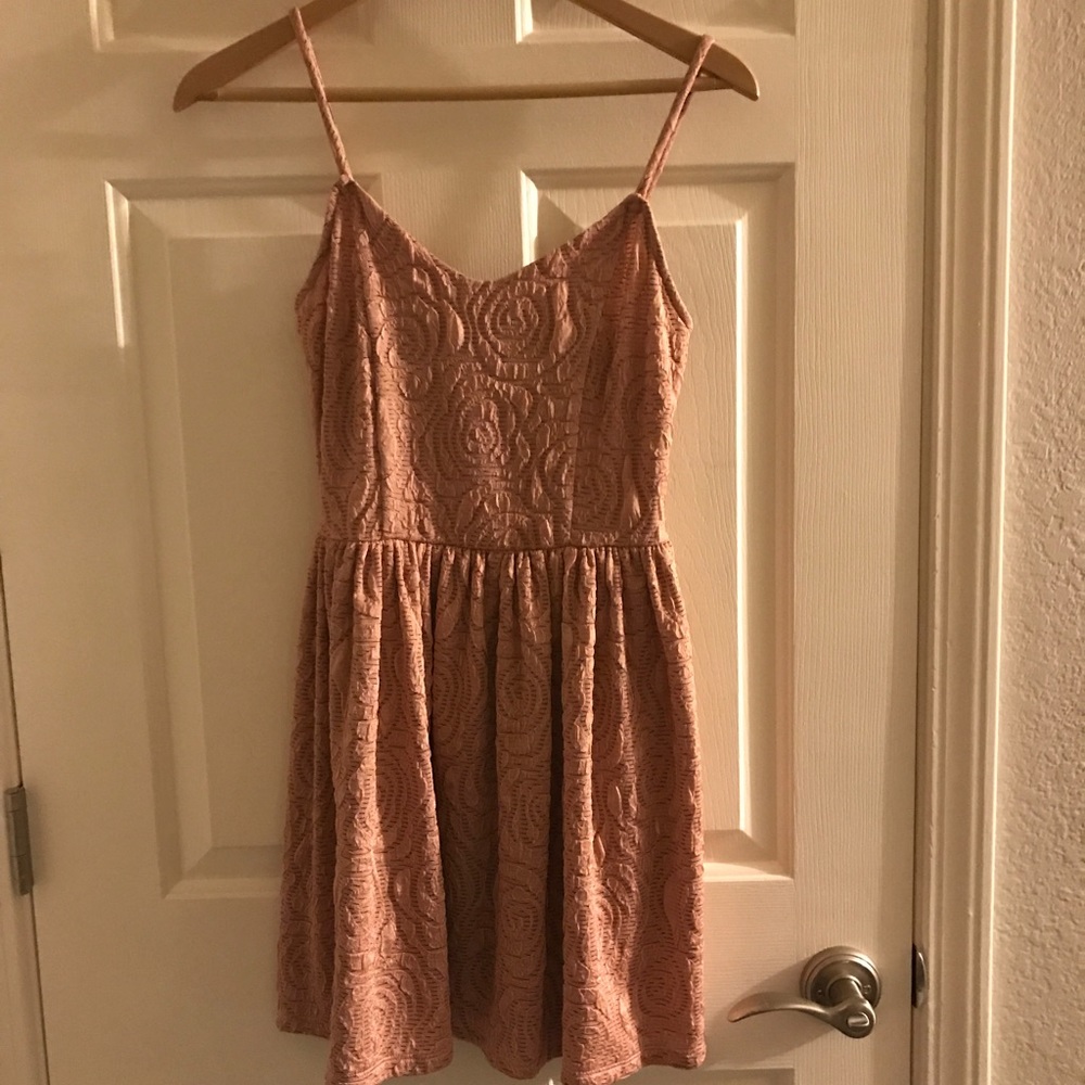 Rose gold dress