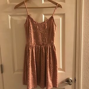 Rose gold dress