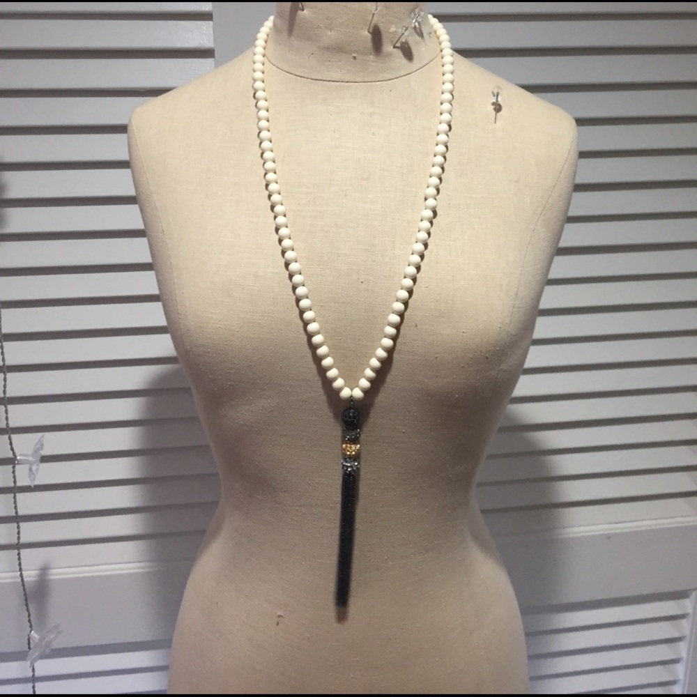 Stella and Dot tassel necklace.