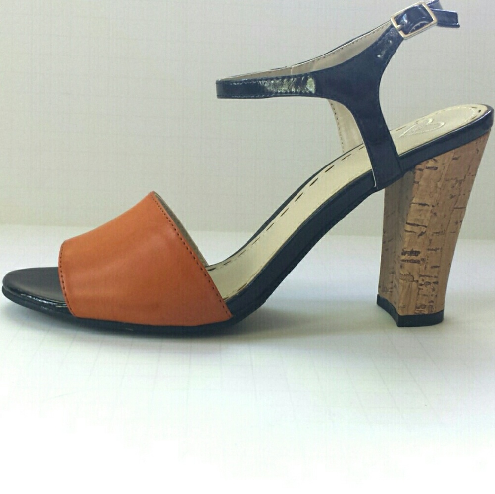 DONATED -8 Cork Stack Heel Sandals - Madeline