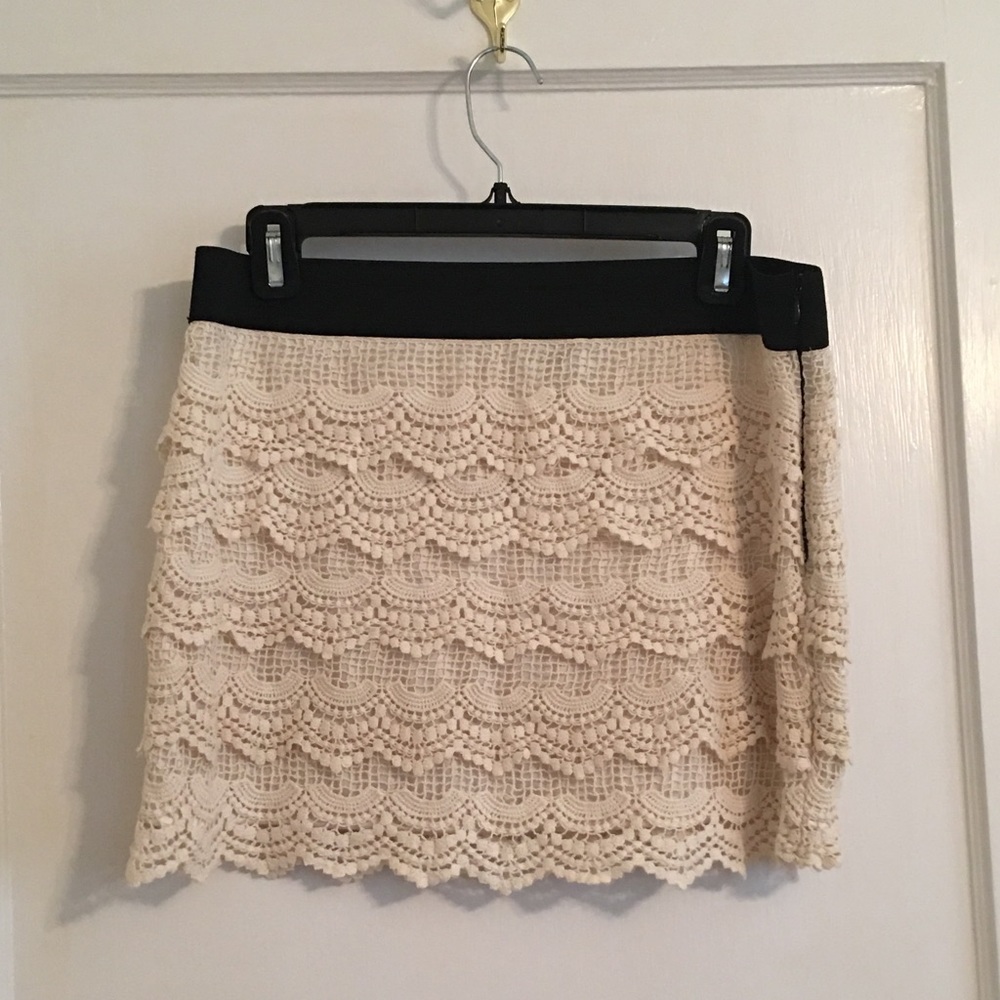 🍊2 for $10! Charlotte Russe Crochet Mini-Skirt