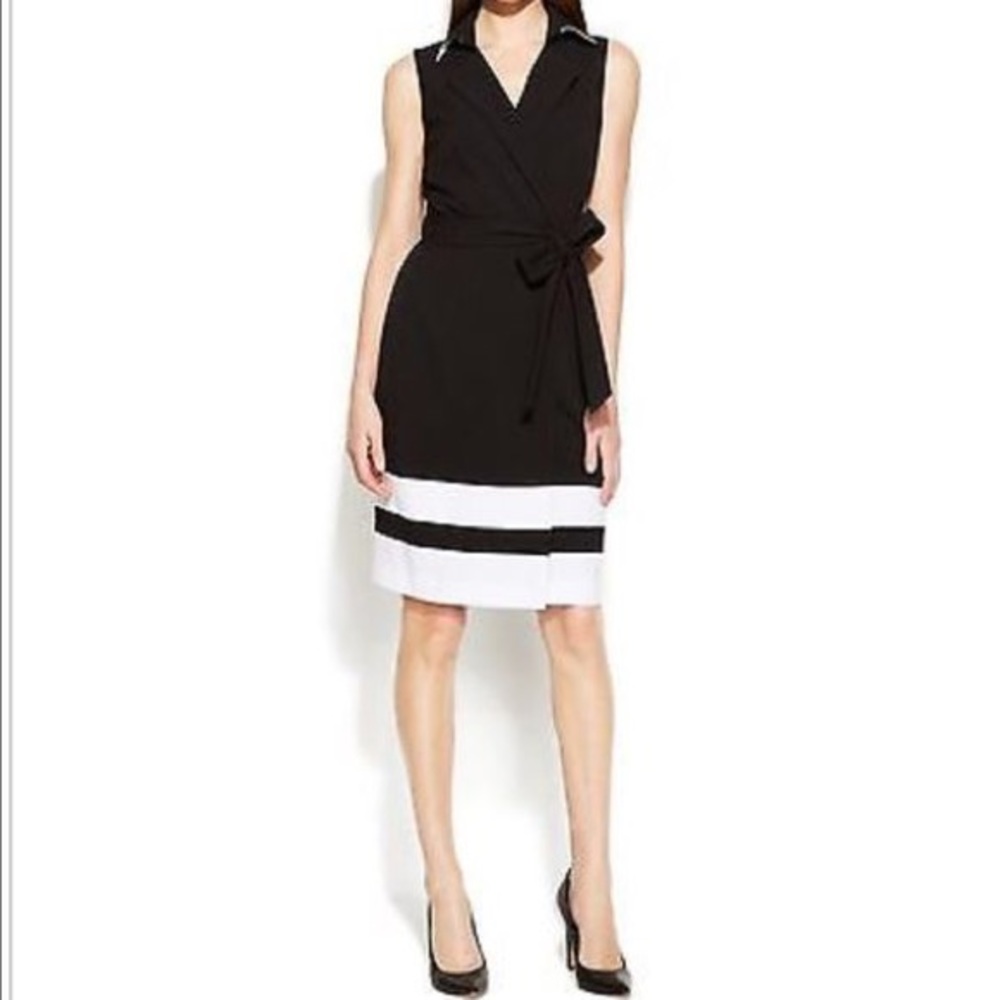 Calvin Klein wrap dress
