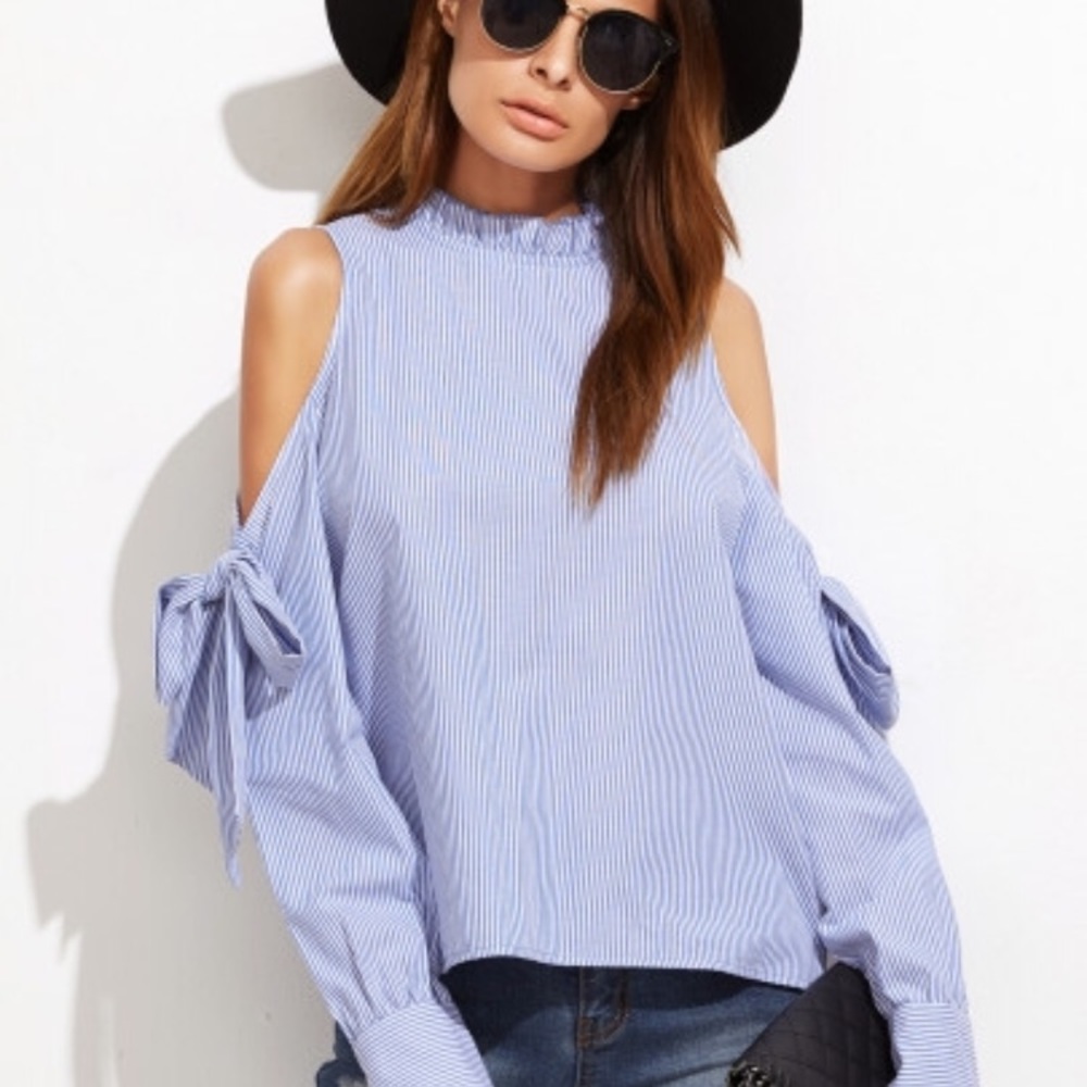 Cold shoulder cut out top