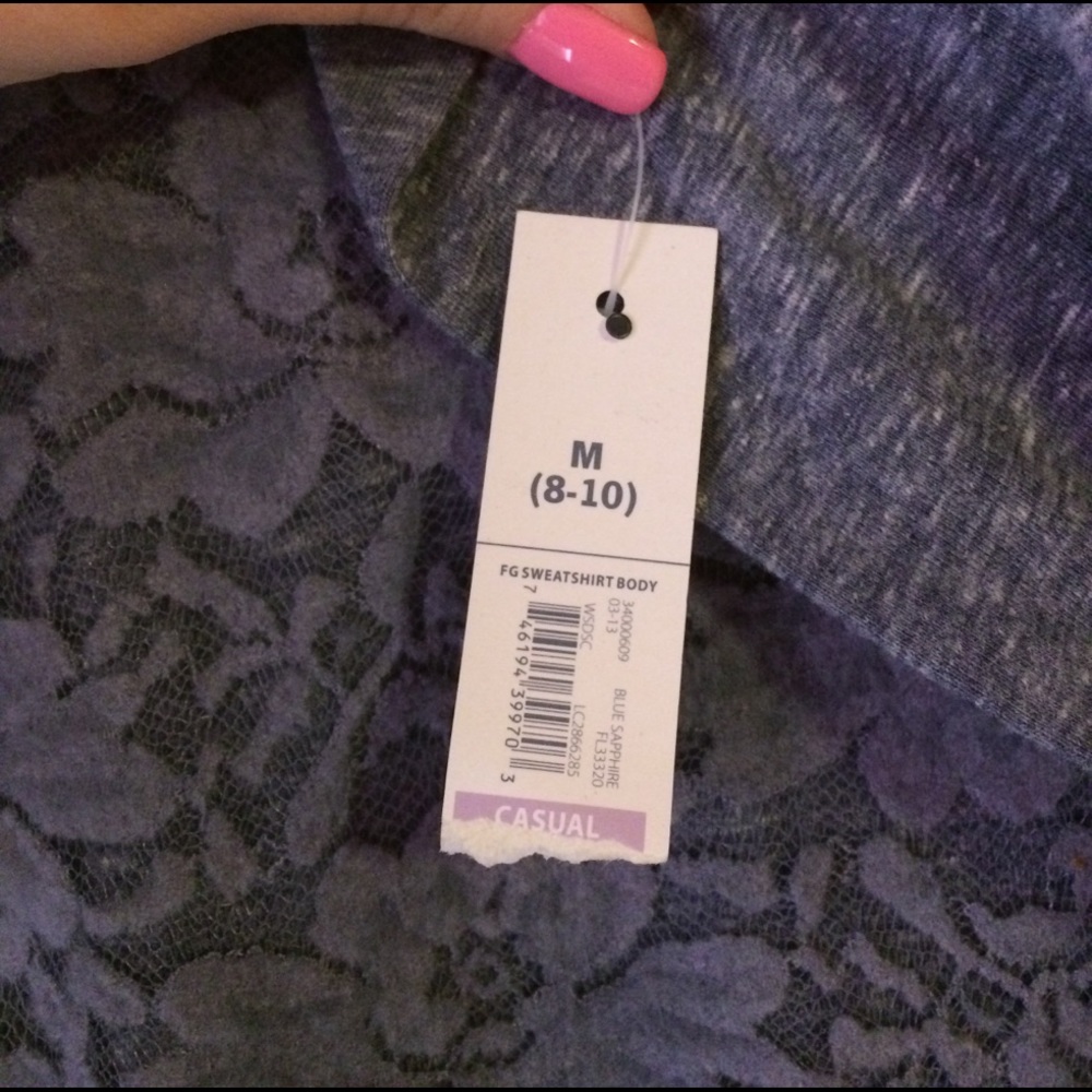 Lace Front Long Sleeve - Picture 3 of 3