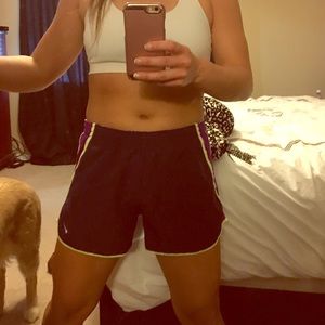 Purple Nike Dri Fit Shorts