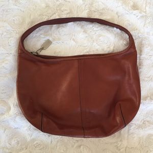 Coach Deep Tan Leather Handbag