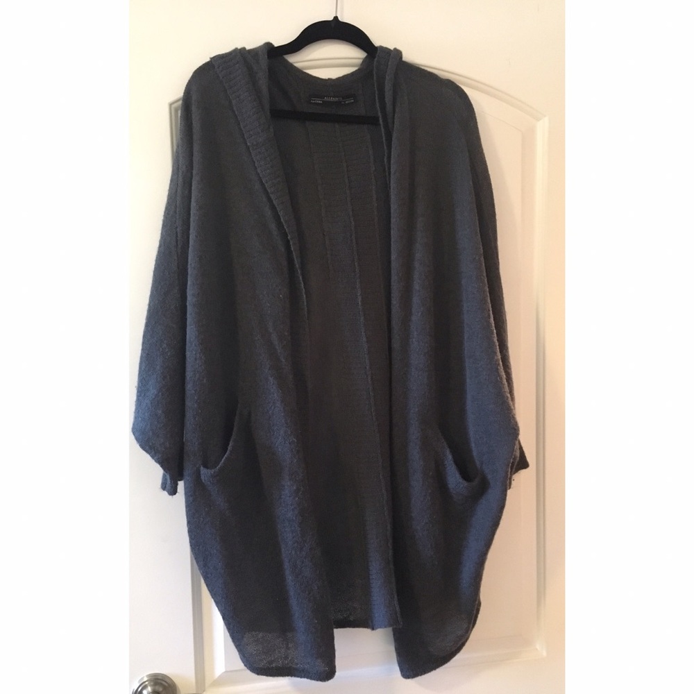 ALL SAINTS Wool Oversized Cardigan