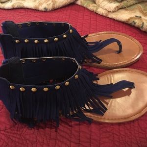 Fringe Sandals