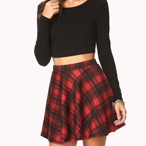 Forever 21 Plaid Skirt