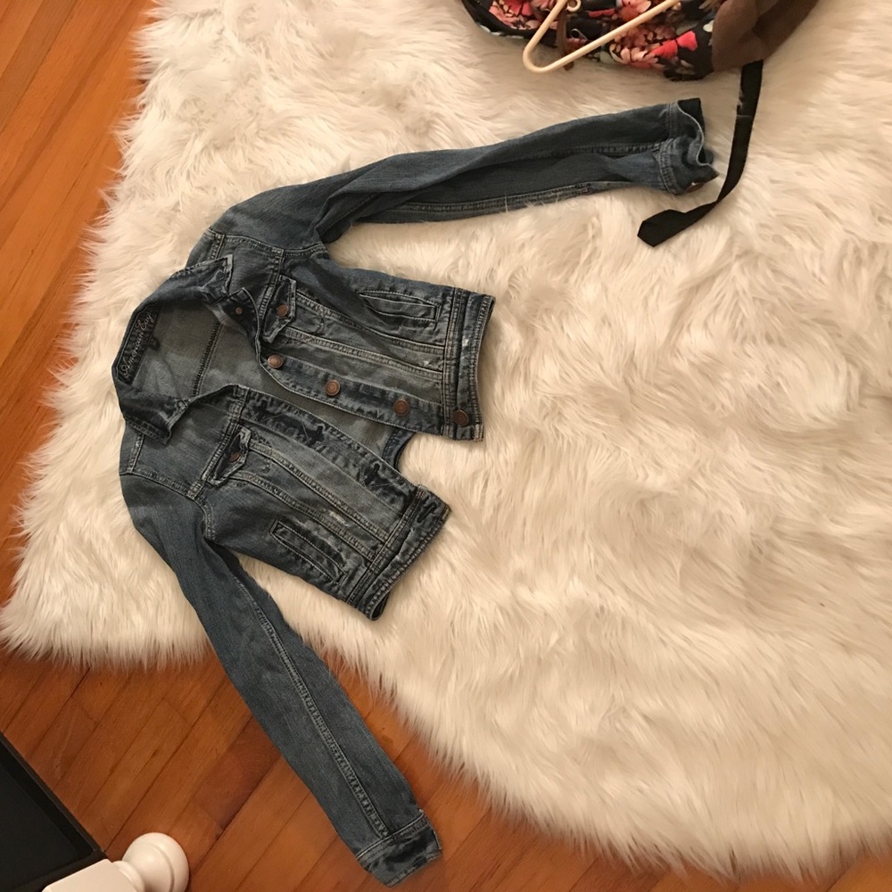 American eagle outfitters jean jacket small