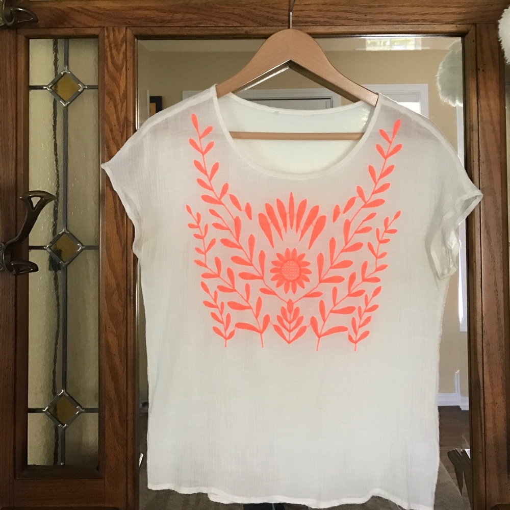 Blouse short sleeved top