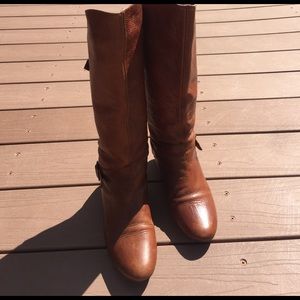 Cathy Jean-Leather Boots