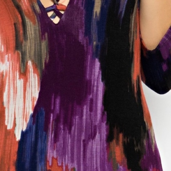 1 Medium Left!! Multi-Colored Dress - Picture 4 of 4