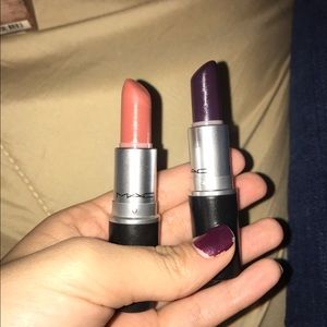 Mac lipsticks. Cyber, and Pander me.