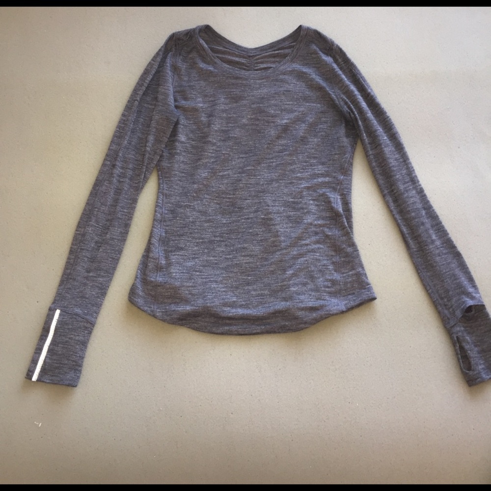 Gray Lululemon Long Sleeve - Size 6