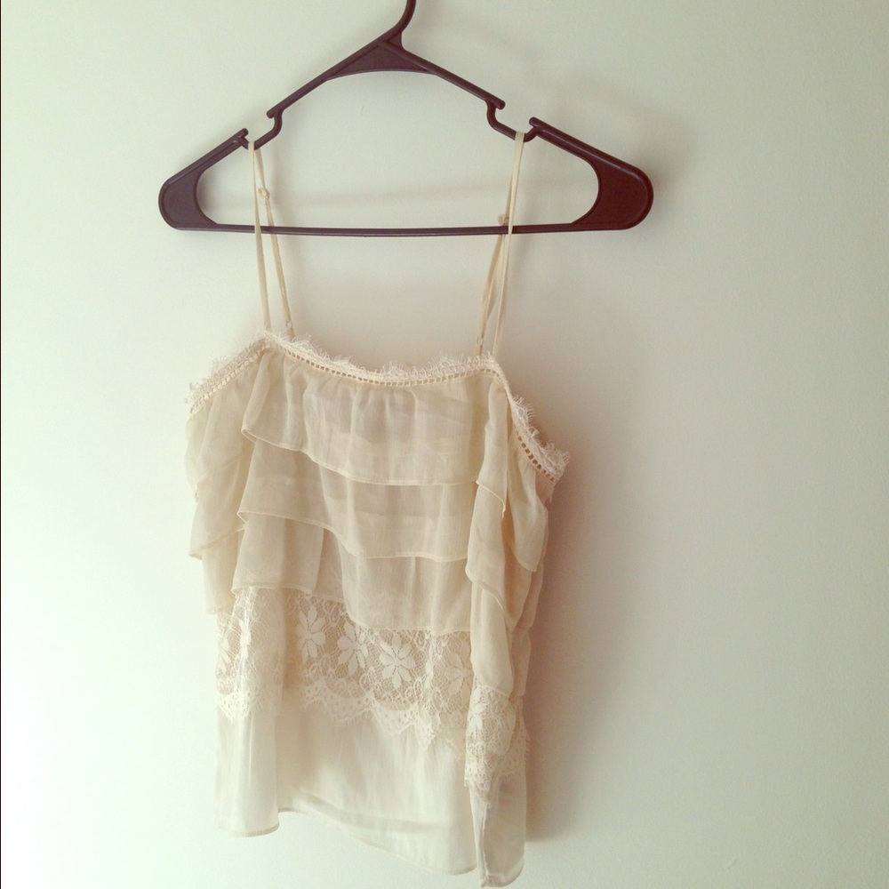 American eagle frilly cami