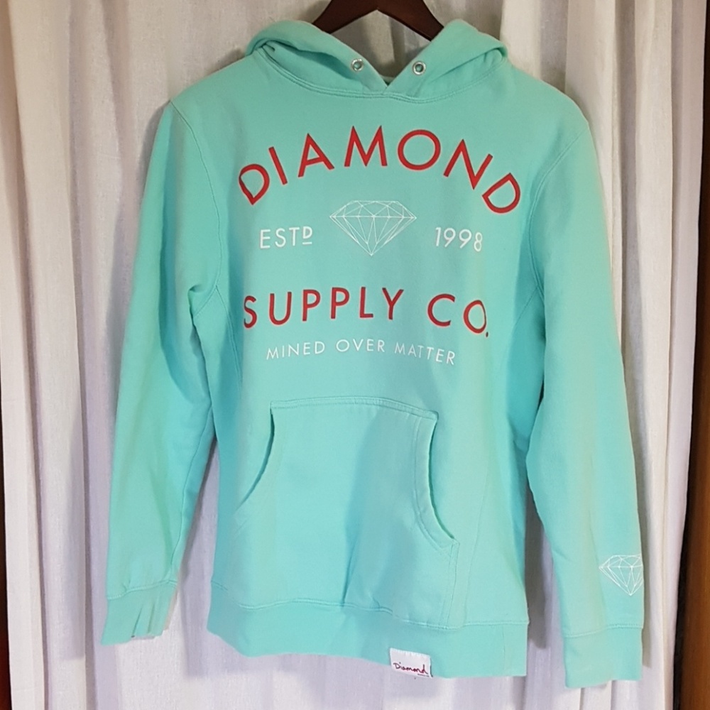 Diamond and Co Supply light blue hoodie
