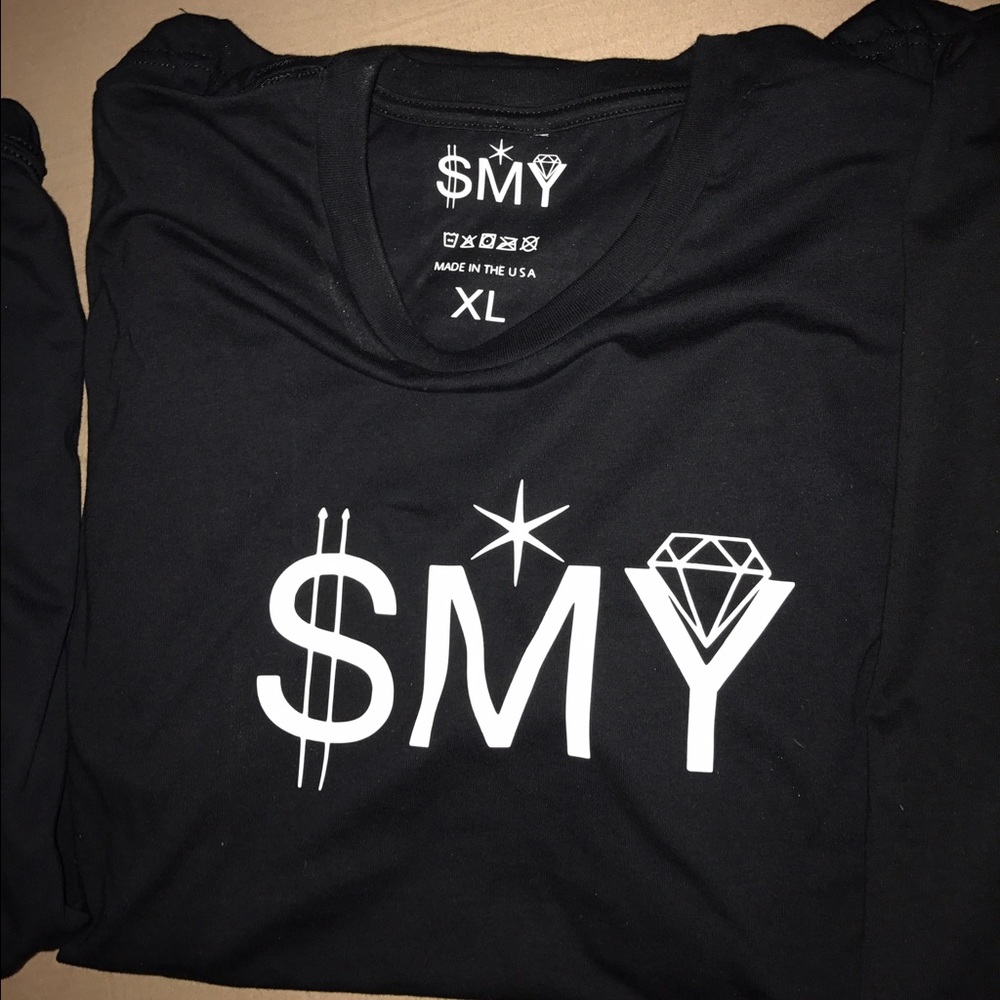 Black SMY logo T-Shirt