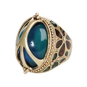 Boho Lucky Brand Rare Mood Ring Size 7
