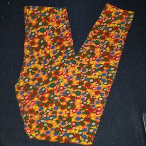 American Apparel flower leggings