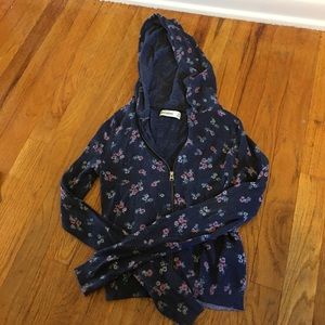 abercrombie kids girls zip sweater hoodie