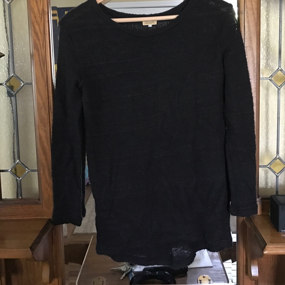 Black sweater shirt