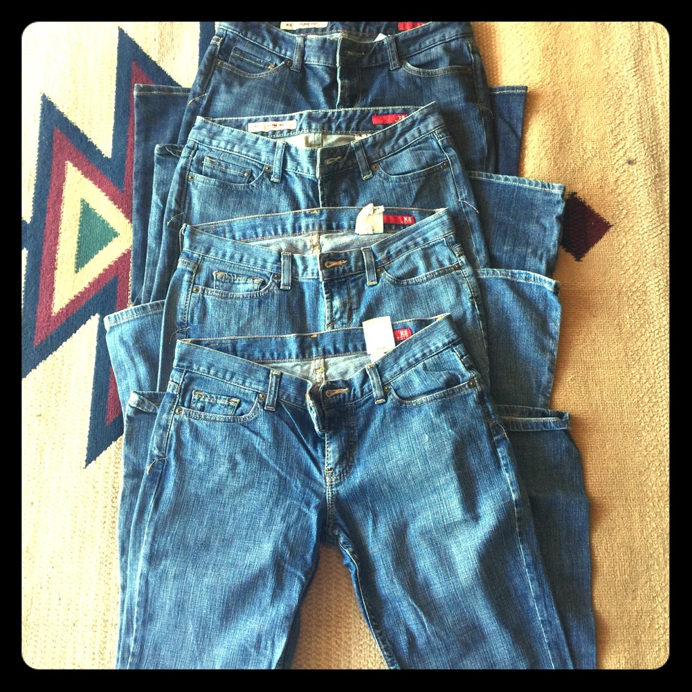 X2 Quality Denim women's jeans bundle of 4.