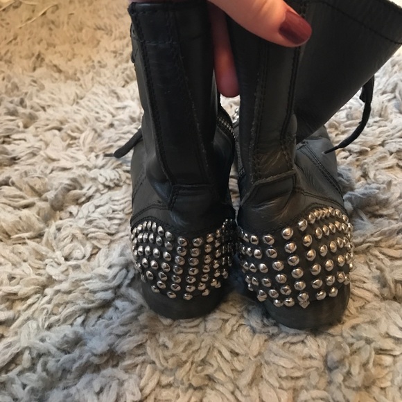 Steve Madden studded combat boots - Picture 2 of 3