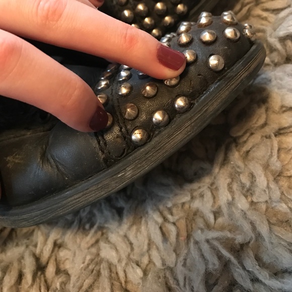 Steve Madden studded combat boots - Picture 3 of 3