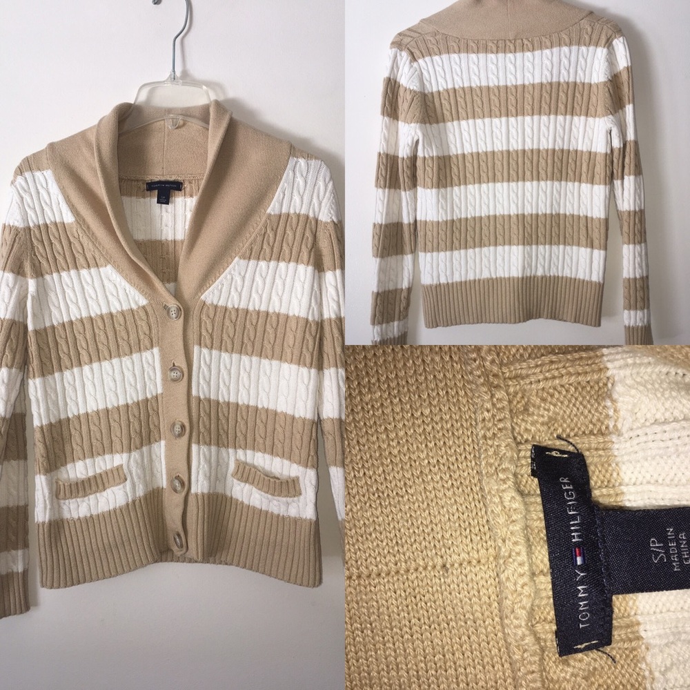 Tommy Hilfiger V-neck cardigan sweater