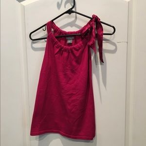 Pink silk top - Ann Taylor
