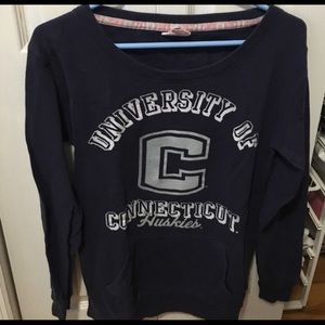 Navy Blue Uconn Crew