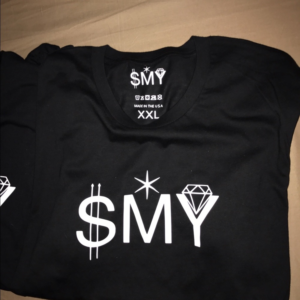 Black SMY logo T-Shirt