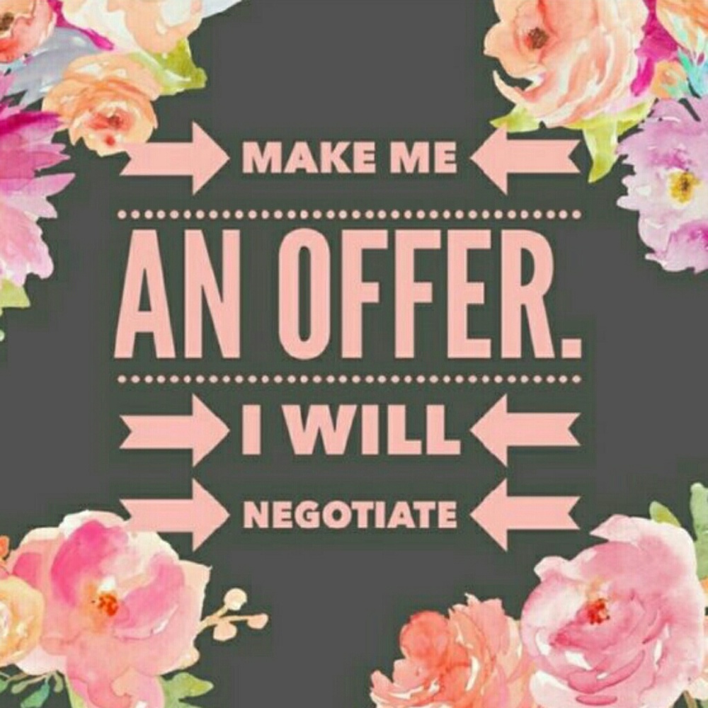 Prices aren't set in stone!