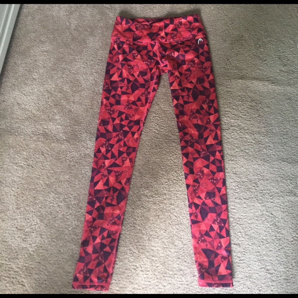 Woman's red capris pants