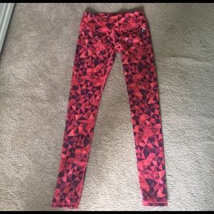 Woman's red capris pants